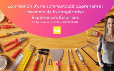 Retour d’expérience sur la création d’une communauté apprenante : l’exemple de la coopérative Expériences Éclairées