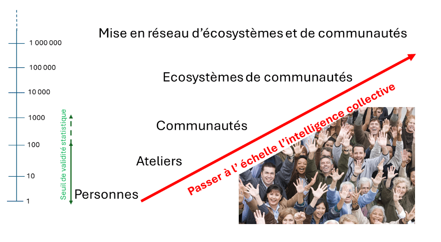 Schéma échelle intelligence collective